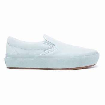 Vans Suede Outsole Classic Slip-On - Naisten Platform kengät - Sininen Kukka